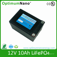 Batterie rechargeable 12V 10ah LiFePO4 pour la lumière LED